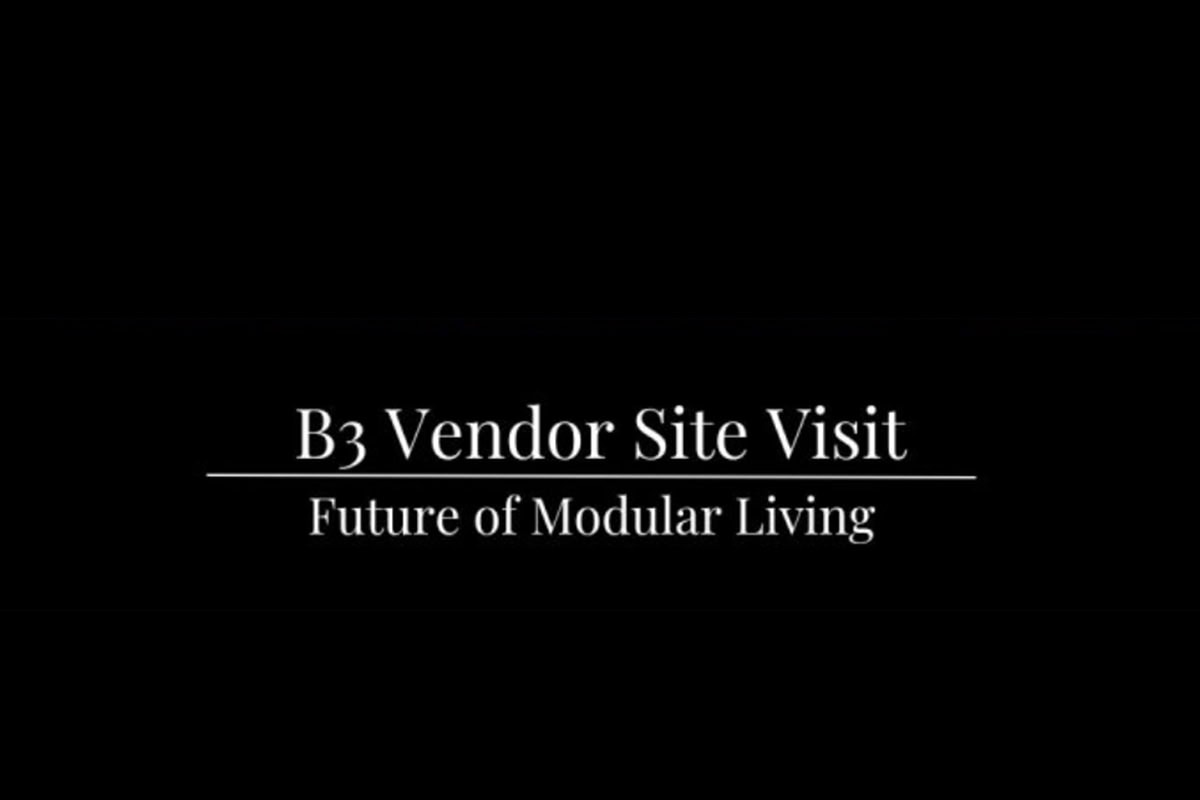B3 Vendor Visit: Getting Hands-On with Modular Innovation